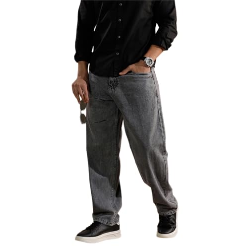 Image of WROGN Men's Loose Fit Jeans | Mid Rise | Jeans for Man