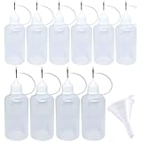 ニードルボトル 全8サイズ [5ml/10ml/15ml/20ml/30ml/50ml/100ml/120ml] 【MADE IN JAPAN】 ドロッパー ボトル 10本 ろうと付 (30ml)