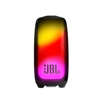 JBL Pulse 5 - Alto-falante Bluetooth portátil com luzes deslumbrantes som profissional original, preto
