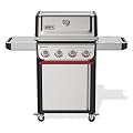 Weber Spirit® S?425C Gas Grill (Liquid Propane) for Outdoor Cooking, 4 Burner – Stainless Steel with Porcelain-Enameled Cast-Iron Grates, 2 Boost Burners & Sear Zone