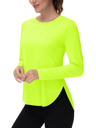Cavva Women's Sun Shirts Long Sleeve Workout UPF 80+ UV Protection Lightweight Quick Dry Outdoor Hiking Gym Tops