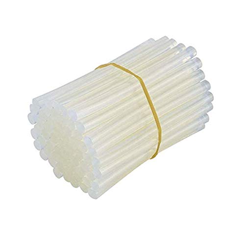 Saleh 7mm Hot Melt Glue Sticks 120 PCs for 20watt Mini Glue Gun for Fine Craft Work (7 MM Diameter) (120pcs 7mm Glue Sticks)