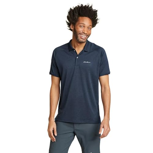 Polo Eddie Bauer 3XL pour homme bleu indigo : coupe grande taille classique