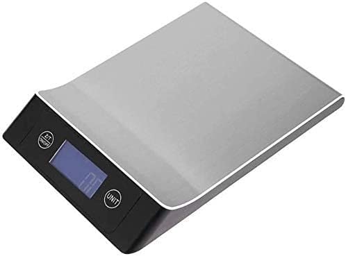 Elektroniczna waga kuchenna o wysokiej precyzji elektroniczna waga kuchenna ze stali nierdzewnej cyfrowa waga do żywności Wyświetlacz LCD biżuteria (szary 10 kg/1g)