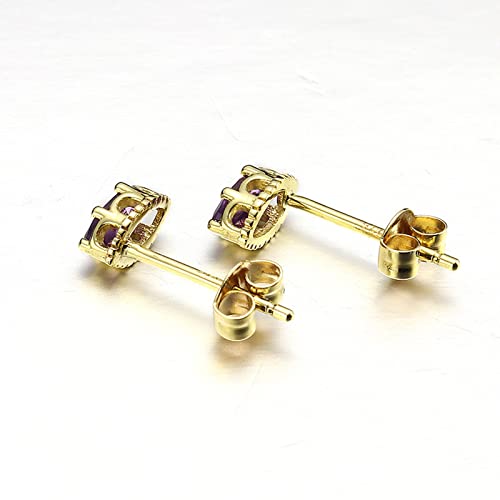 Boucles d'oreilles de mode pour femmes en métal 18K hypoallergéniques et légères - 2