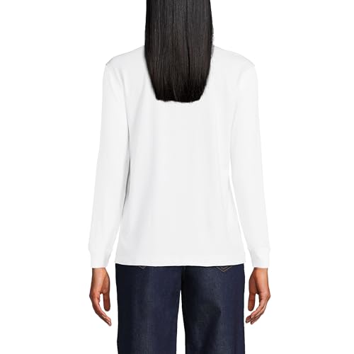 Image of Lands' End Women's Plus Size Long Sleeve Super T Mock