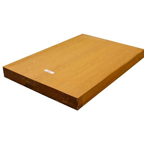 Exotic Wood Zone's Honduran Mahogany bass Guitar Body Blank | Electric Guitar Body Blank | Solid Body Electric Guitars Blank 21" x 14" x 2"- 3 Piece Glued (Planed, Honduran Mahogany)
