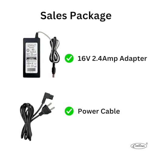 Image of 16 Volt 2.4 Amp Compatible for Yamaha PA 300, 301 Power Adapter, (16V 2.4A) SMPS, It Suitable for All Musical Keyboard PA300, 3000, 2000, 2100, S-700, 1500, 1000, S-500, 1100, S-900
