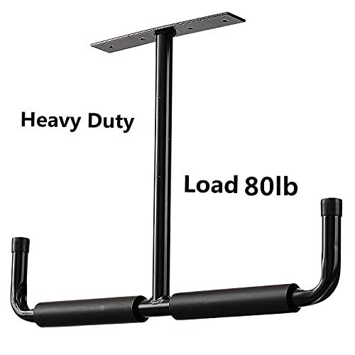 Hosko Overhead Garage Storage Hooks Rack Ceiling Mounted, Heavy Duty Utility Hooks Ladder Hangers For Pipe thumb #4