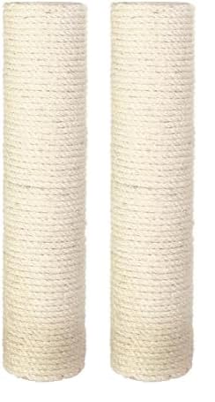 Trixie Poteau de Rechange, ø 9 cm/40 cm/Taille de Fil M8 (Lot de 2)
