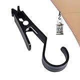 【Material impermeable】 Los clips de luz de la carpa del toldo utilizan material de pp muy fuerte, fuerte, impermeable, no es fácil de romper, pueden soportar un peso de 2.5 kg/5.5 libras y tienen una larga vida útil.