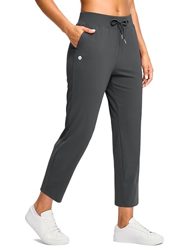 Image of G Gradual Petite Pants for Women 24 inch /26 inch Ankle Pants with 2 Pockets