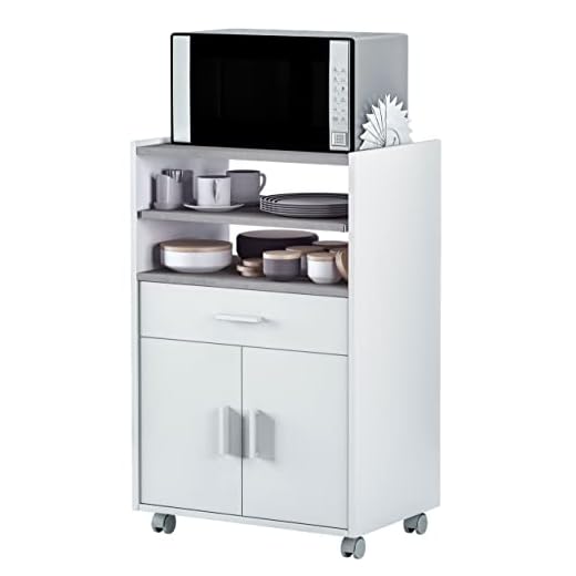 Miroytengo Mueble microondas Plutón bufe Cocina aparador Estilo Moderno 59x40x92 cm