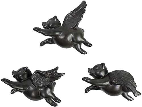 BOXCASA Acchiappasole In Vetro Colorato: Simpatico Maialino Volante Da Finestra. Decorazione Fatta A Mano Per Interni, Porta Fortuna. Regalo Originale Per Amanti Degli Animali.