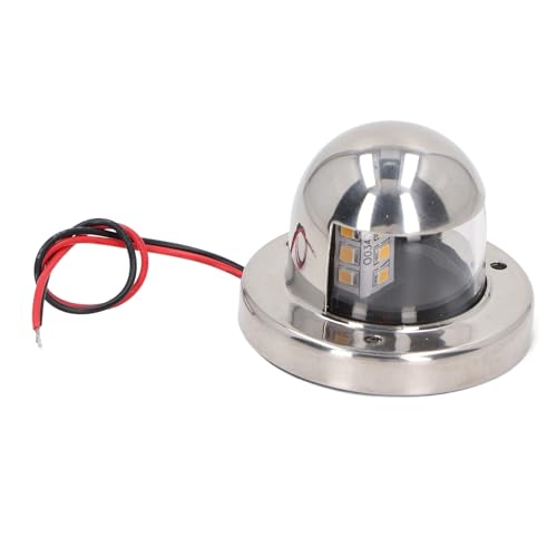 12V DC Marine Stern Light Waterproof LED Navigation Light for Boats Up to 12M 2.2W White Anchor Light Boat Safety Equipment