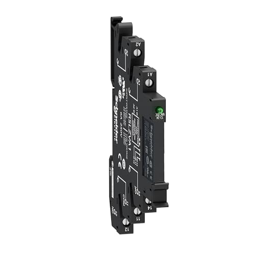 Relé 48 VAC VDC con aislamiento acoplador y base de tornillo seguro