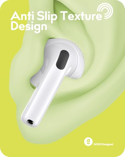 Image of Gcioii 3 Pairs Ear Tips for AirPods 4 Noise Cancelling Earbuds Cover [Added Storage Pouch] Anti-Slip Accessories Compatible with Apple AirPods 4th Generation (Translucent)