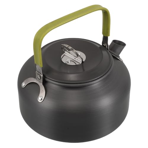Abaodam Portable Outdoor Tea Kettle Aluminum Alloy Camping Water Boiler for Efficient Heating for Hiking Travel and Office Use Multi Function Coffee Accessories