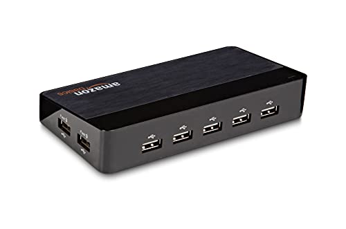Amazon Basics 10 Port Usb 2.0 Hub, 5-Pack #TOP1