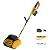 12" Cordless Electric Snow Shovel with Battery & Charger, 20v Wireless Snow Blower Thrower Powered by 6.0 Ah Lithium, Detachable Brushless Snow Removal Tool Kit (Goggles & Gloves) for Snow Clean
