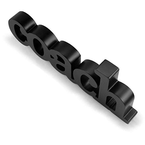 ChalkTalkSPORTS - Coach Wood Word Silver Pen | Wood Words | Coach Gift | Shelf Desk Decor | Ready to Autograph