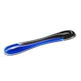 Kensington Slim Duo Gel Wrist Rest for Low Profile Keyboard, Wrist Pad for Keyboard, Ergonomic Wrist Pad for Computer, Non-Skid Computer Pad with Wrist Support, Blue K62441WW, 19" x 3.7"x 0.7"