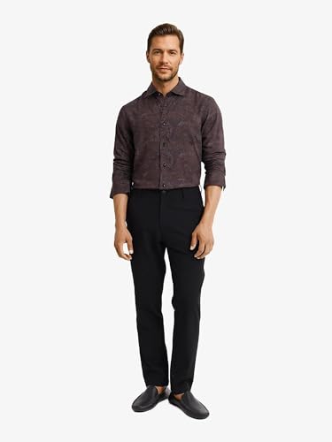 Image of Rare Rabbit Regular fit Geometric Print Shirt