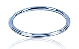 M'VIR Sikh/Punjabi Kada/Kara Stainless Steel Bracelet for Men/Women Comes with Booklet (7.4)