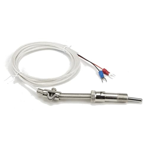 Thermocouple K type 2m FTARS01 haute température en fibre de verre tressée