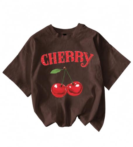 Image of Jawdrobe Cotton Blend Oversized Fit Half Sleeve Printed Round Neck T-Shirt for Women