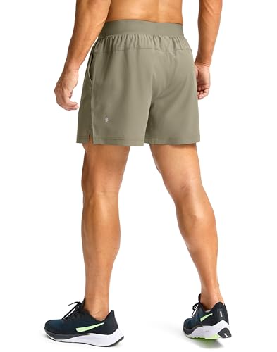 Image of Soothfeel Men's Running Shorts with Zipper Pockets 9 inch / 7 inch / 5 inch Quick Dry Eight Basketball Gym Workout Athletic Shorts