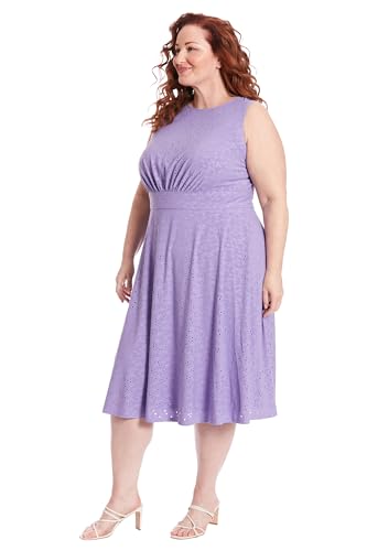 Image of London Times Women's Dresses Inset Waist Midi Dress Career Office Occasion Guest of