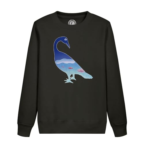 Sweatshirt enfant artistique oiseau poisson idée cadeau anniversaire originale et utile