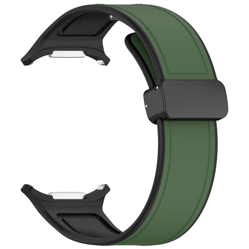 Bracelet Samsung Watch 7 Ultra en cuir et silicone 47mm avec boucle magnétique étanche