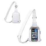 INICAT Anti Theft Crossbody Bags for Women Small Sling Bag Travel Essentials Fanny Packs Cross Body Purses Birthday Gifts(TouchscreenWhite)