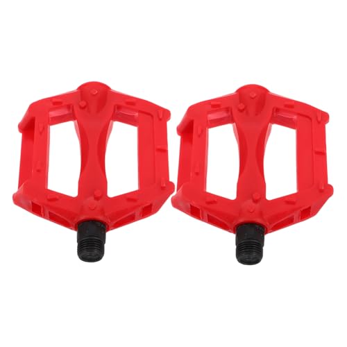 Yardwe 2 Piezas Pedales De Bicicleta De Montaña para Piezas De Bicicleta Pedales De Bicicleta Rosa Pedales De Bicicleta Morados Bicicleta Mangosta Pedales Planchar Rojo