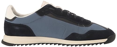 Image of BOSS Men's Zayn Low Profile Suede Leather Two Tone Sneaker