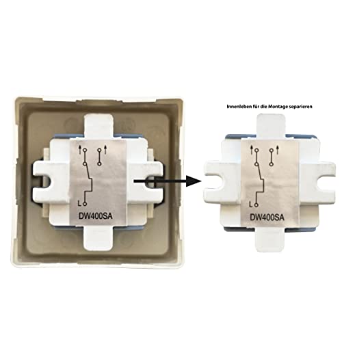 REV 0511471777 Standard Surface-Mounted Off and Toggle Switch White - Image 4