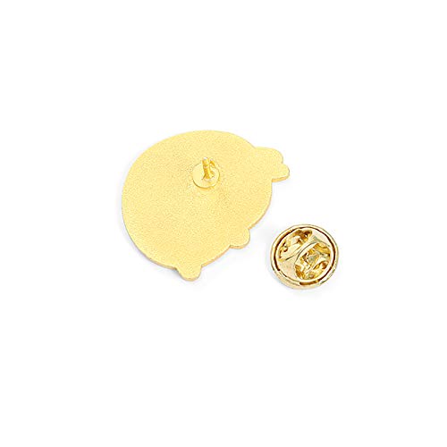 Gillna Cute Animal Enamel Lapel Pins Set Cartoon Rabbit Enamel Pins for Women-Lovely Fruit Lapel Badge Brooch Pins for Jackets Decoration Accessory