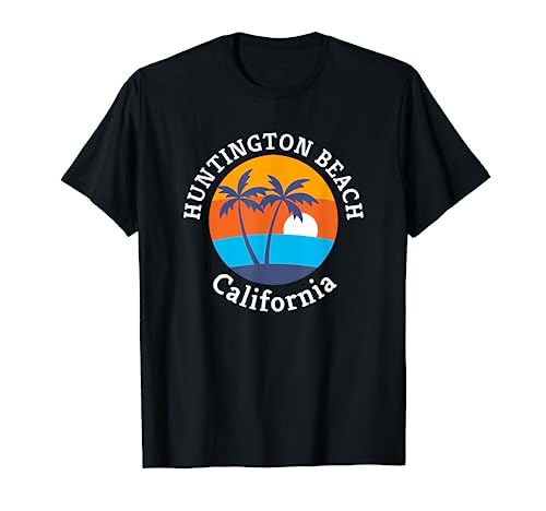 Huntington Beach California Summer Vacation Souvenir T-Shirt