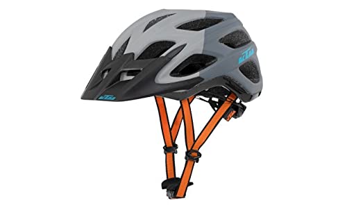 KTM Fahrrad Helm Factory Character mit Fidlock Verschluss-System, mit Visier, Grau Matt und Dunkelgrau Matt 54-58 cm Sport & Freizeit