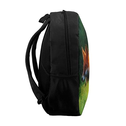 Sac à dos scolaire enfants Fox Classic 17 pouces imprimé 3D - 3