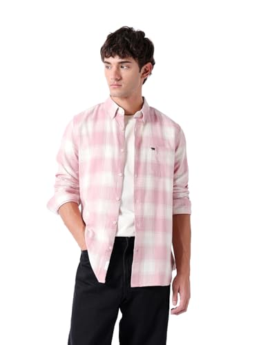 Image of THE Bear House Cotton Men Shirt, Slim Fit