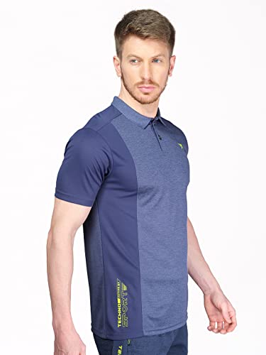 Image of TECHNOSPORT Men's Slim Fit Active T-Shirt - (MTP537 P) Pack of 1