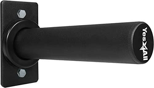 Yes4All Soporte para placa de peso montado en la pared, almacenamiento olímpico de 2 pulgadas, se vende en individual, negro Cover