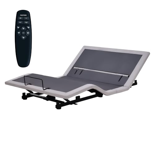 Fromann Adjustable Queen Bed Frame No Legs, Support Platform...