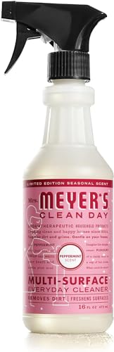 Image of Mrs. MEYER'S Multi-Surface Cleaner, Peppermint, 16 OZ (Pack of 4)