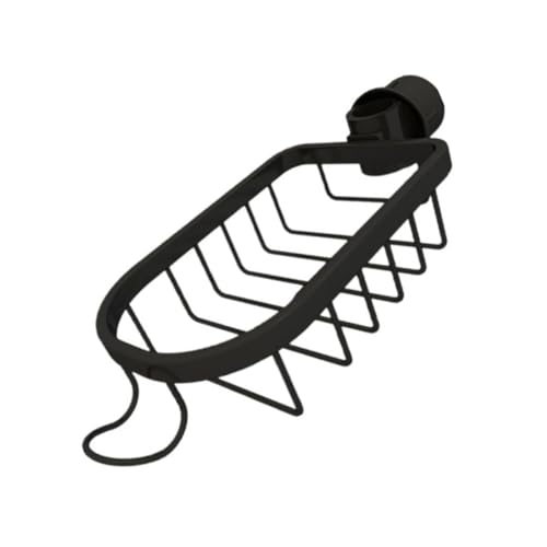 CALLARON Escurridor de Grifo de Aluminio Espacial para Esponjas, Estante Organizador de Paños de Limpieza sin Perforación, Rejilla de Drenaje Montada en Grifería para Cocina y Baño,