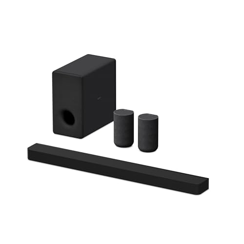 Image of Sony Bravia Theatre Bar 8(HT-A8000) with 360 SSM,IMAX,Dolby Atmos /DTSx Premium Soundbar Home Theatre System with subwoofer SW3 & Rear Speaker SA-RS5(360 RA,Voice Zoom3,8K /4K HDR,HDMI eArc,BT),Black