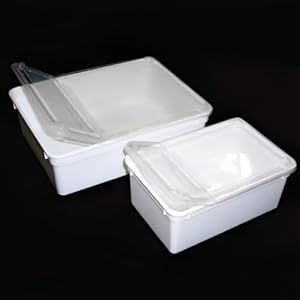 M&S Reptilien Kunststoffbox Transportbox weiß groß